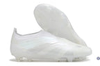 Predator 24 Elite Laceless FG Predstrike - Pearlized - Blanc