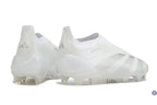 Predator 24 Elite Laceless FG Predstrike - Pearlized - Blanc