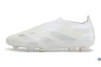 Predator 24 Elite Laceless FG Predstrike - Pearlized - Blanc