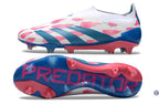 Predator 24 Elite Laceless FG Predstrike - Reemergence - Blanc/Bleu/Rose