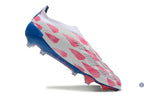 Predator 24 Elite Laceless FG Predstrike - Reemergence - Blanc/Bleu/Rose