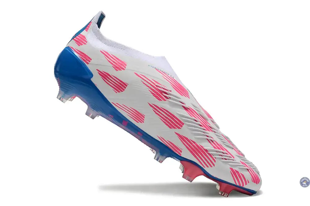 Predator 24 Elite Laceless FG Predstrike - Reemergence - Blanc/Bleu/Rose