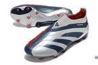 Predator 24 Elite Laceless FG Predstrike - ’Roteiro Pack’ - Gris/Bleu/Rouge