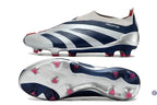 Predator 24 Elite Laceless FG Predstrike - ’Roteiro Pack’ - Gris/Bleu/Rouge