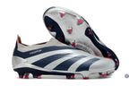Predator 24 Elite Laceless FG Predstrike - ’Roteiro Pack’ - Gris/Bleu/Rouge