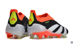 Predator 24 Elite Laceless FG Predstrike - Solar Energy - Noir/Blanc/Rouge