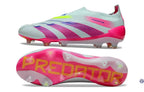 Predator 24 Elite Laceless FG Predstrike - Stellar Icon - Almost Blue/Lucid Pink/Jaune