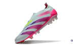 Predator 24 Elite Laceless FG Predstrike - Stellar Icon - Almost Blue/Lucid Pink/Jaune