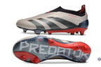Predator 24 Elite Laceless FG Predstrike - Vivid Horizon - Argenté/Aurora Black/Gris
