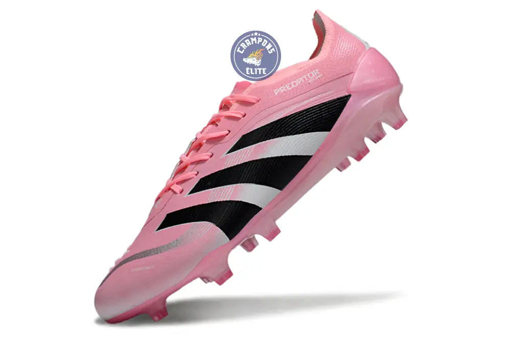 Predator 25 Elite Laceless FG Beckham - Rose/Bleu/Noir/Argent