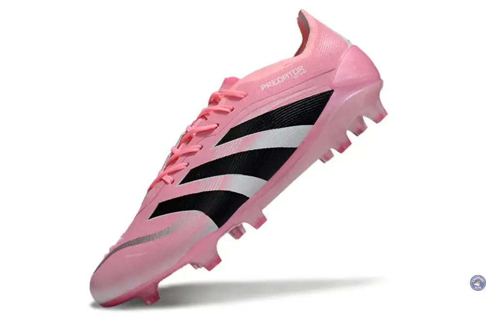 Predator 25 Elite Laceless FG Beckham - Rose/Bleu/Noir/Argent