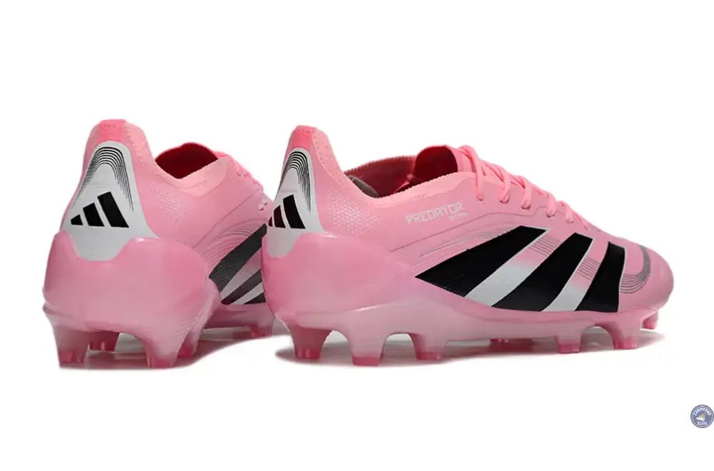 Predator 25 Elite Laceless FG Beckham - Rose/Bleu/Noir/Argent