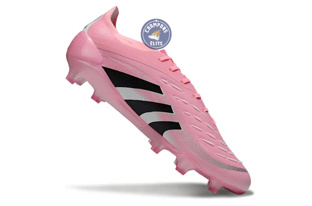 Predator 25 Elite Laceless FG Beckham - Rose/Bleu/Noir/Argent
