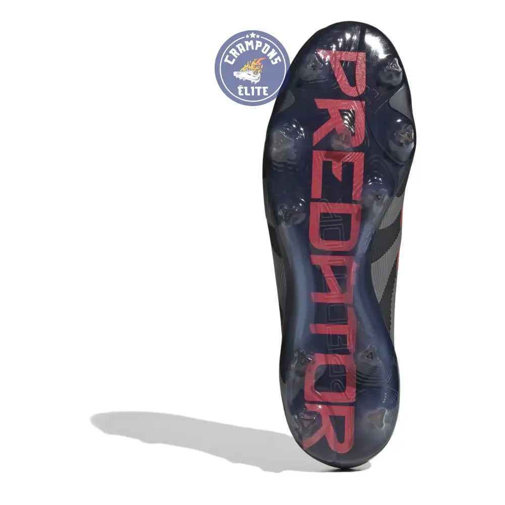 Image of Predator 25.1 Elite FG Stealth Victory - Noir/Gris/Lucid Red