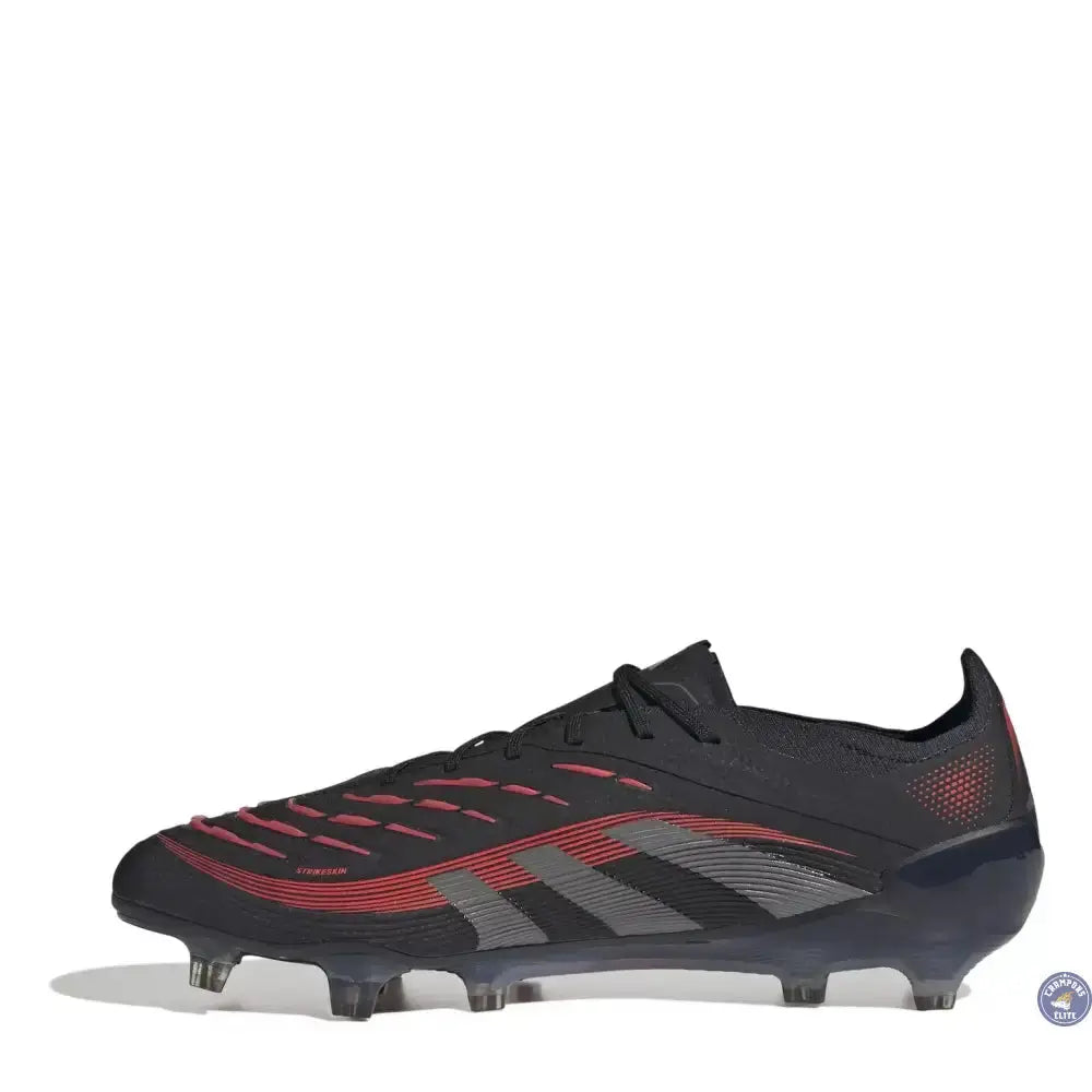 Image of Predator 25.1 Elite FG Stealth Victory - Noir/Gris/Lucid Red