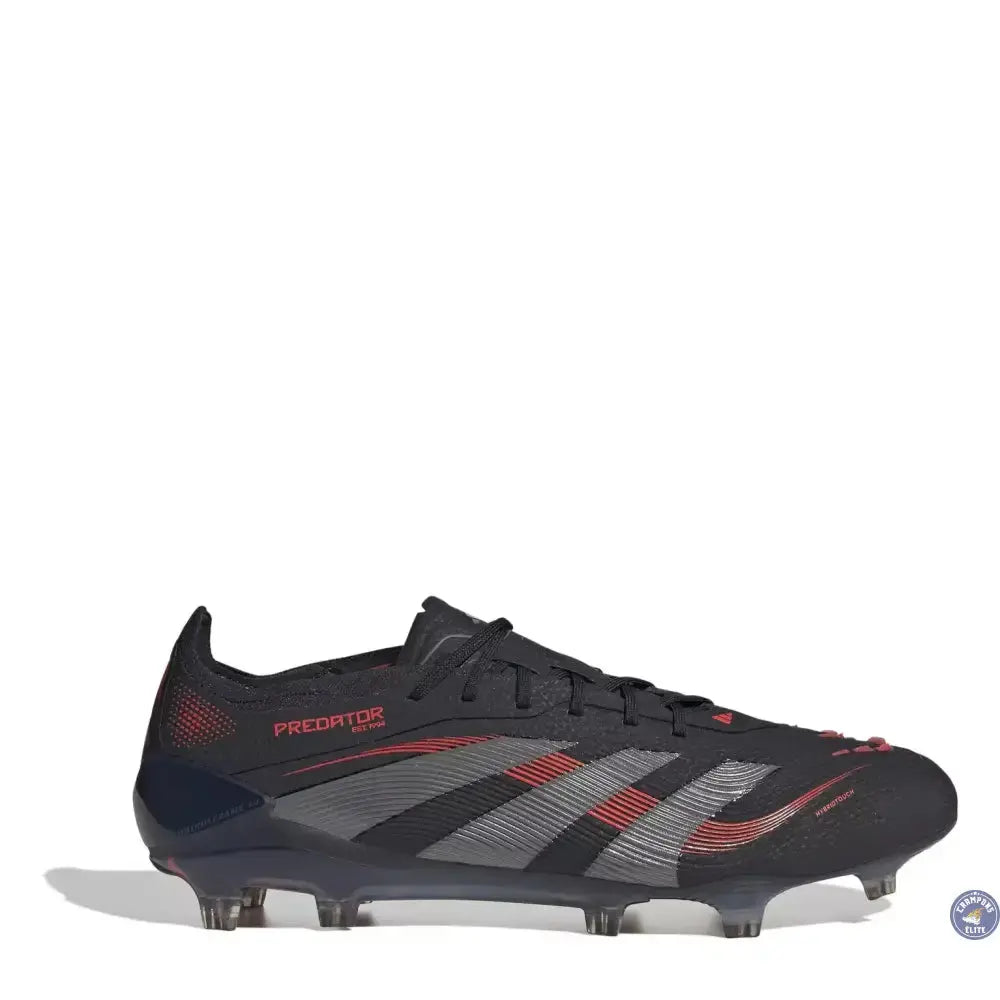 Image of Predator 25.1 Elite FG Stealth Victory - Noir/Gris/Lucid Red