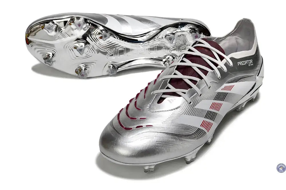 Image of Predator 25.1 FG Bellingham - Argent/Bordeaux