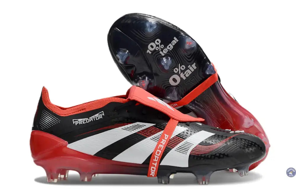 Predator 25 Elite Fold-over Tongue FG Moments - Noir/Blanc/Rouge ÉDITION LIMITÉE