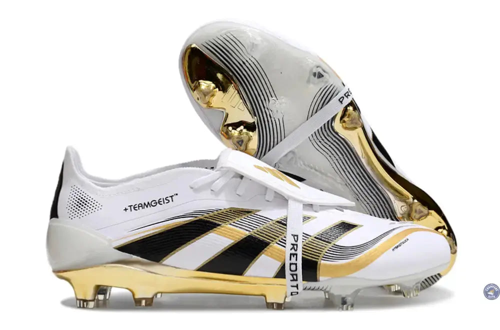 Image of Predator 25 Elite Fold-over Tongue FG + Teamgeist Blanc OR