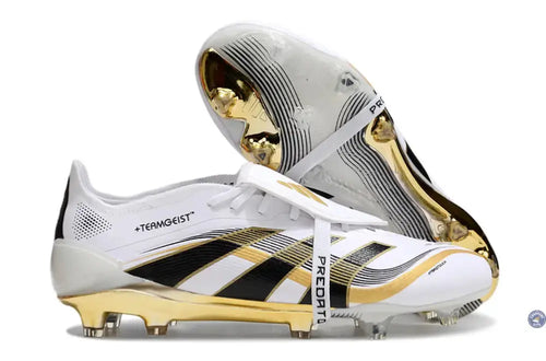 Predator 25 Elite Fold-over Tongue FG + Teamgeist Blanc OR