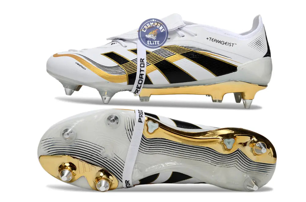 Image of Predator 25 Elite Fold-over Tongue SG +Teamgeist Blanc OR SG