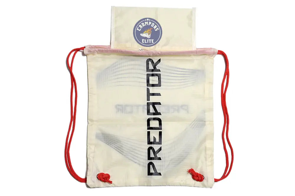 Image of Predator 25 Elite Laceless FG Champagne - Blanc/Noir/Pure Ruby