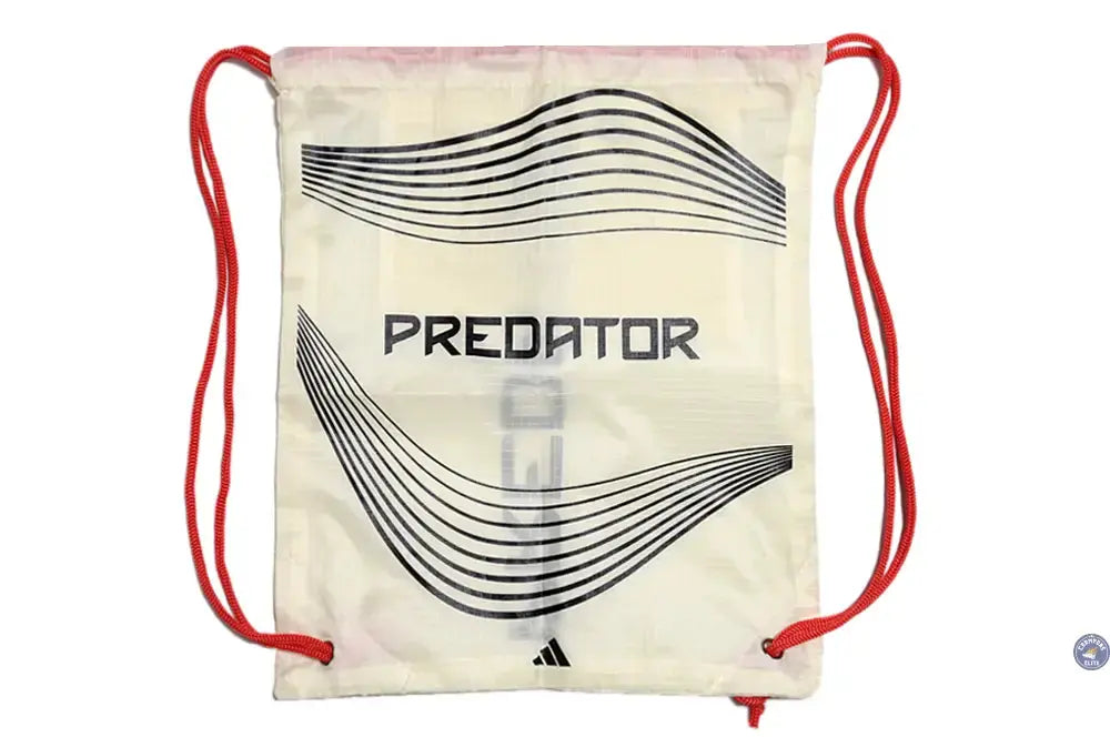Image of Predator 25 Elite Laceless FG Champagne - Blanc/Noir/Pure Ruby