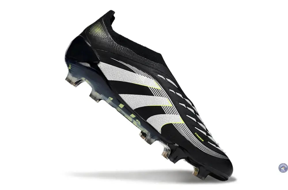 Image of Predator 25 Elite Laceless FG - Electric Stealth - Noir/Gris/Vert