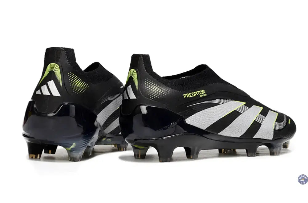 Image of Predator 25 Elite Laceless FG - Electric Stealth - Noir/Gris/Vert