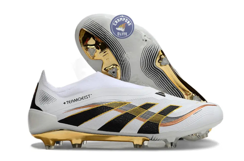 Image of Predator 25 Elite Laceless FG + Teamgeist Blanc OR