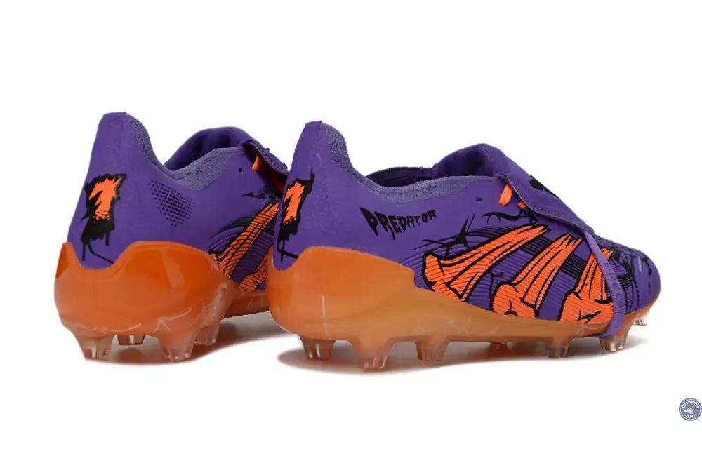 Image of Predator Fold-over Tongue FG Spéciale Halloween - Violet/Orange/Noir