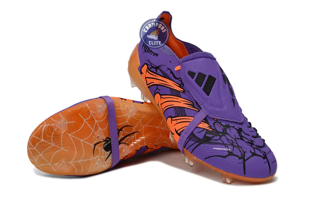 Image of Predator Fold-over Tongue FG Spéciale Halloween - Violet/Orange/Noir
