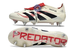 Image of Predator 25 Fold-over Tongue SG Champagne - Blanc/Noir/Pure Ruby