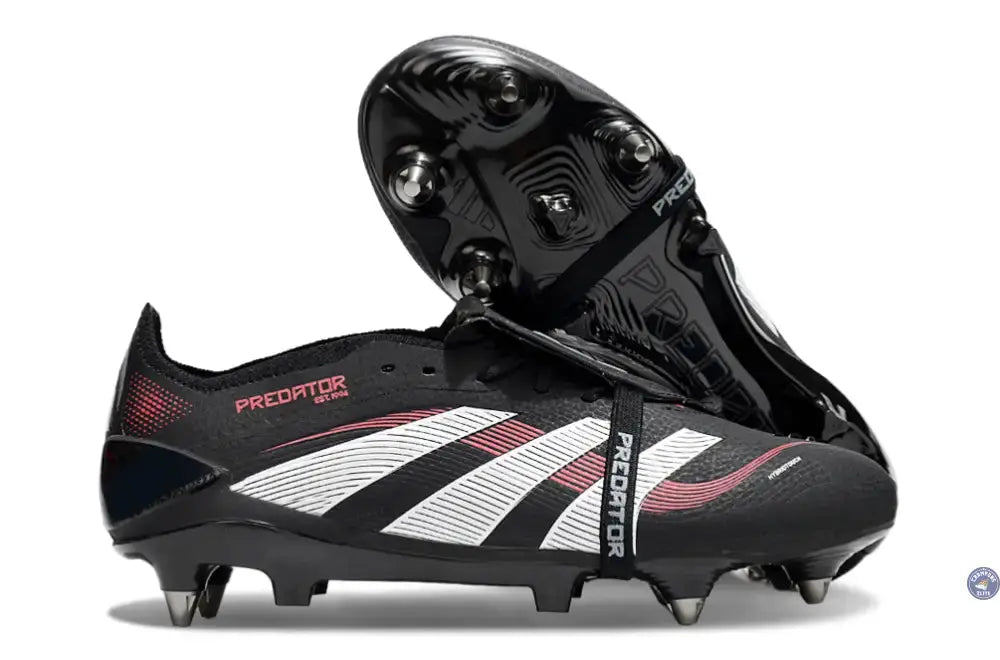Image of Predator 25 Fold-over Tongue SG - Noir/Blanc/Rouge