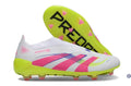 Predator 25 Laceless FG Blanc/Jaune/Rose
