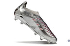 Predator 25 Laceless FG Bellingham - Argent/Bordeaux