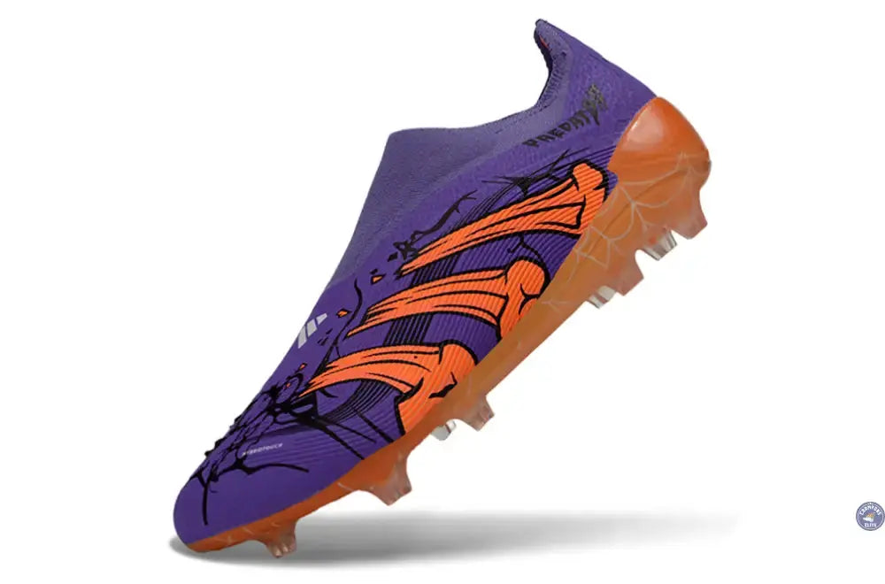 Predator Laceless FG Spéciale Halloween - Violet/Orange/Noir