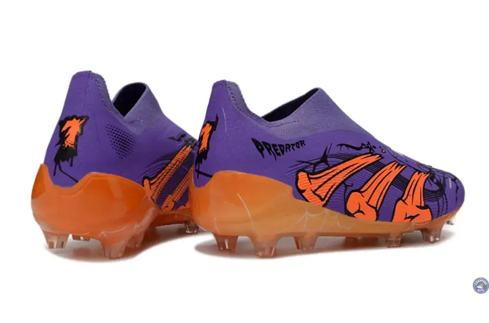 Predator Laceless FG Spéciale Halloween - Violet/Orange/Noir