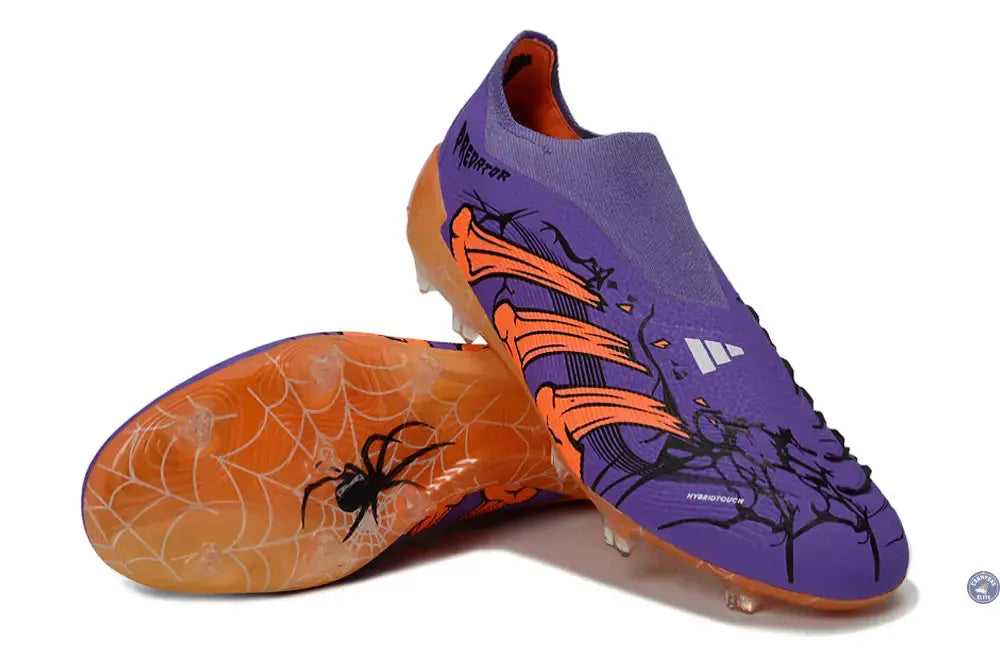 Predator Laceless FG Spéciale Halloween - Violet/Orange/Noir