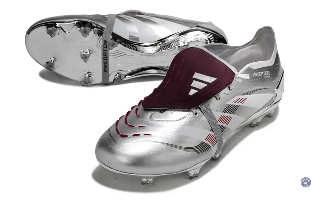 Image of Predator 25 Tongue FG Bellingham - Argent/Bordeaux