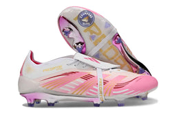Image of Predator 25 Tongue FG - Blanc/Rose/OR