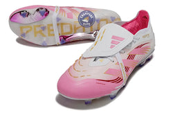 Image of Predator 25 Tongue FG - Blanc/Rose/OR