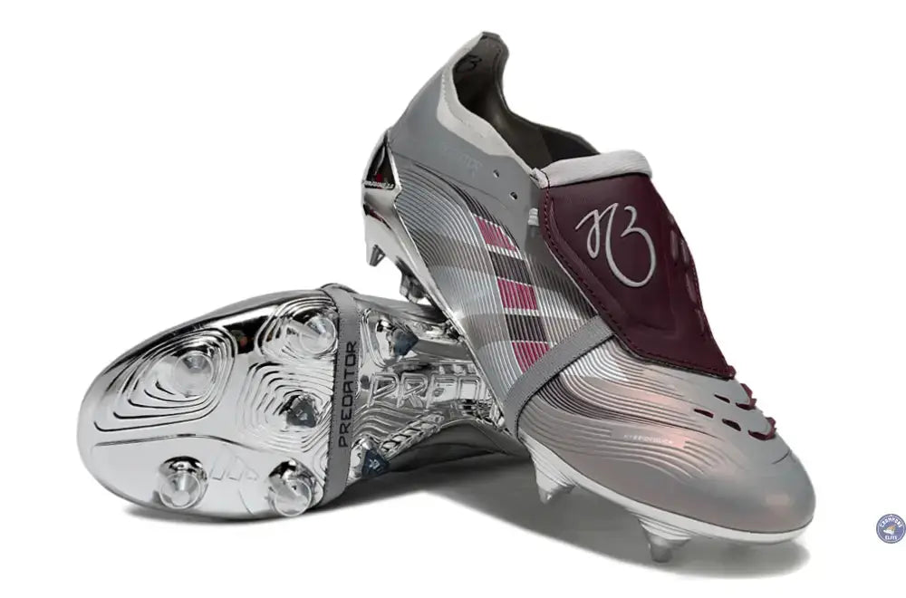 Image of Predator 25 Tongue SG Bellingham - Argent/Bordeaux SG