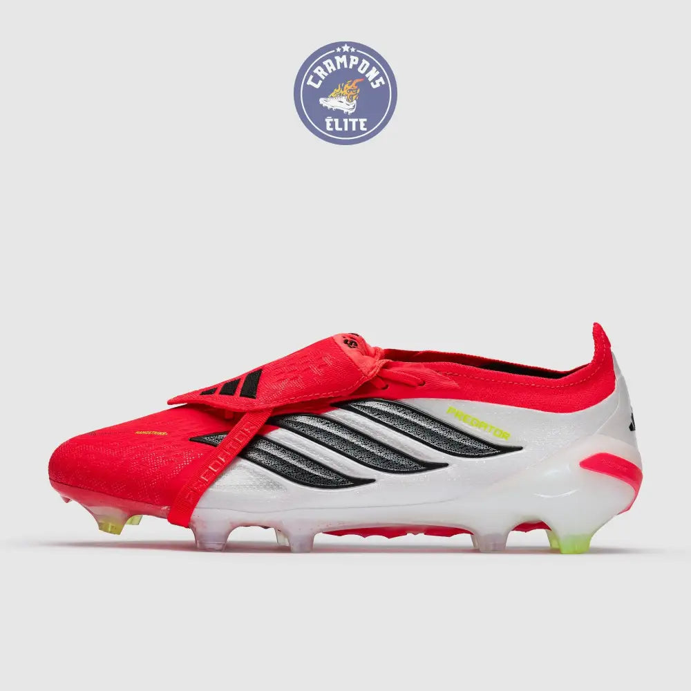 Image of PREDATOR 26 ELITE FOLD-OVER TONGUE FG BORN FOR GOALS - LUCID RED/NOIR/BLANC