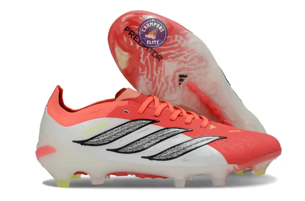 PREDATOR 26 ELITE LACETS FG BORN FOR GOALS - LUCID RED/NOIR/BLANC