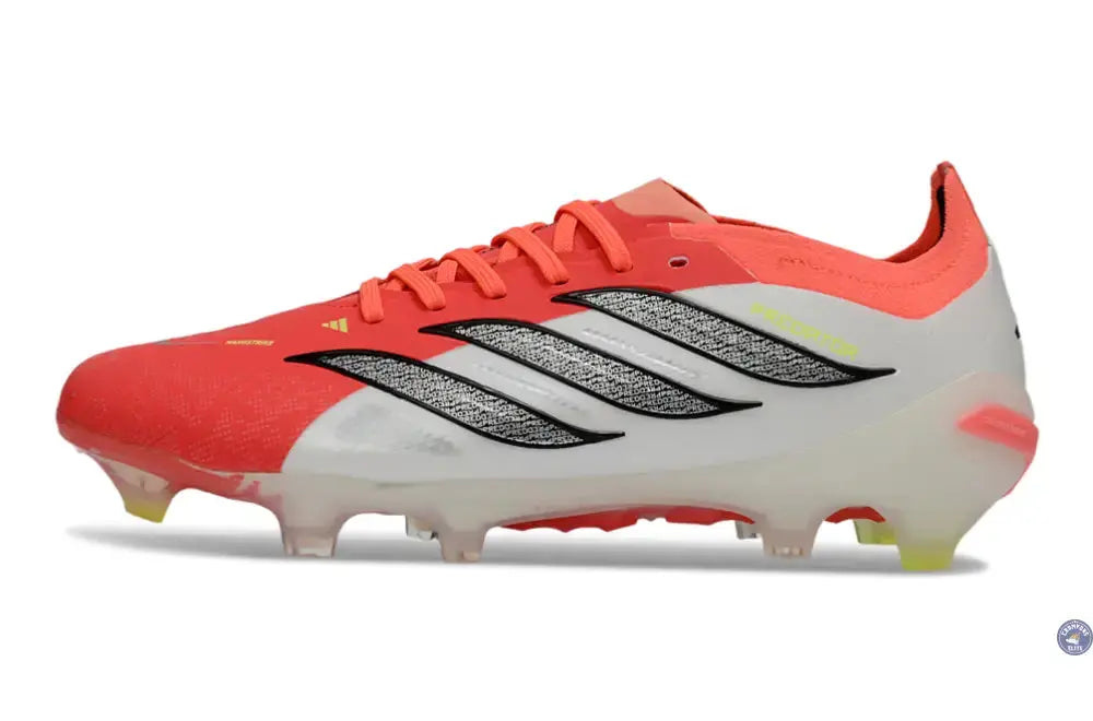 Image of PREDATOR 26 ELITE LACETS FG BORN FOR GOALS - LUCID RED/NOIR/BLANC