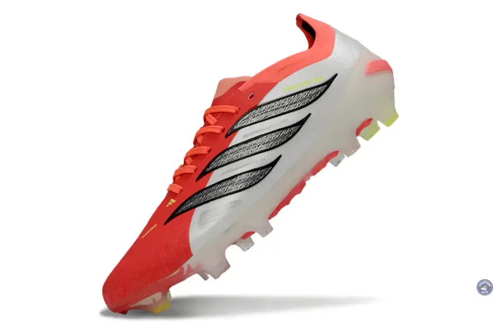 Image of PREDATOR 26 ELITE LACETS FG BORN FOR GOALS - LUCID RED/NOIR/BLANC