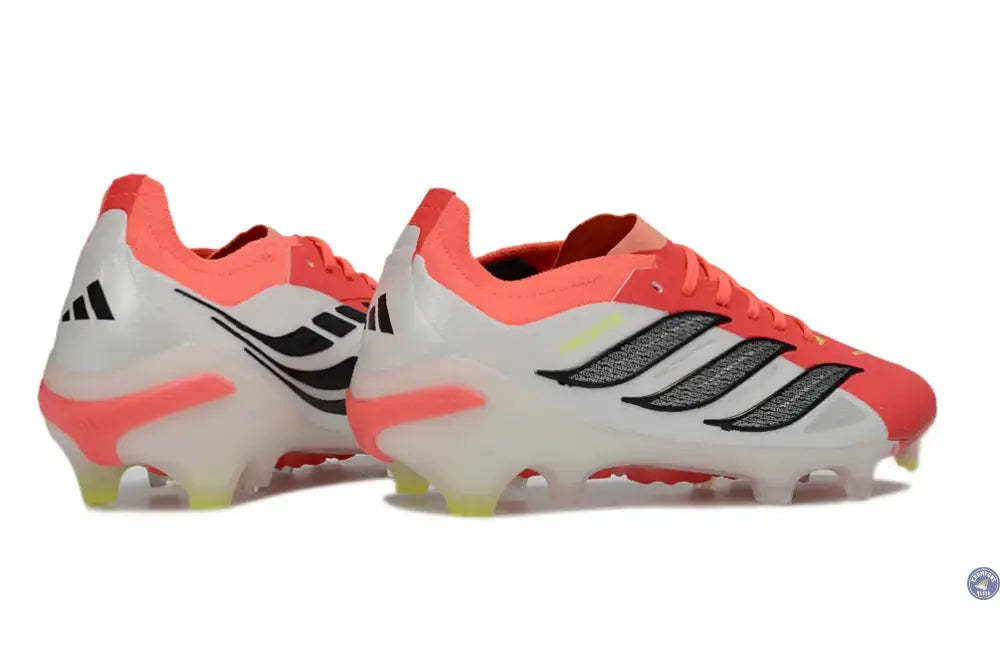Image of PREDATOR 26 ELITE LACETS FG BORN FOR GOALS - LUCID RED/NOIR/BLANC