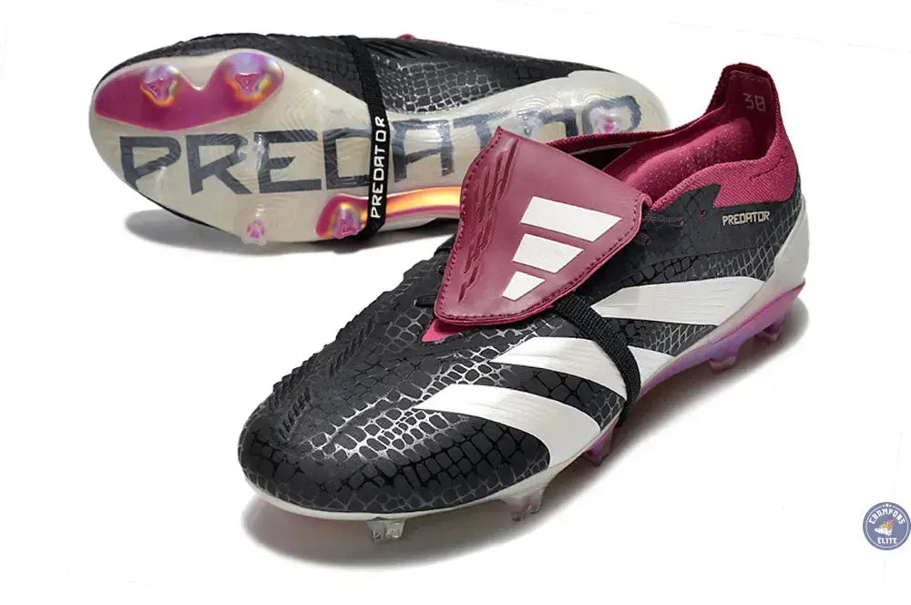 Image of Predator 30 Elite Foldover Tongue FG ’30th Anniversary’ - Noir/Bordeaux/Blanc