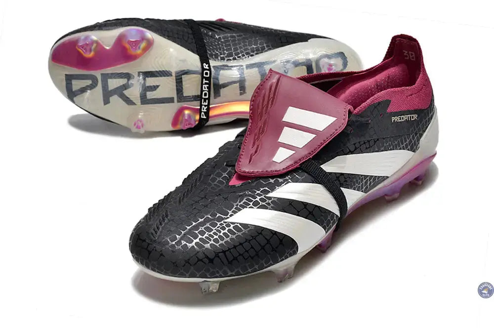 Image of Predator 30 Elite Foldover Tongue FG ’30th Anniversary’ - Noir/Bordeaux/Blanc
